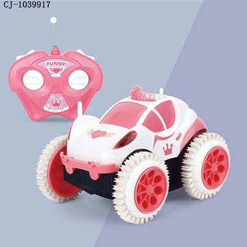 跨境热销翻滚遥控特技车电动玩具炫酷可爱翻斗越野玩具车-阿里巴巴