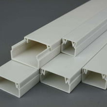 PVC阻燃走线槽批发 配电柜线槽绝缘 方形明装线槽PVC塑料线槽
