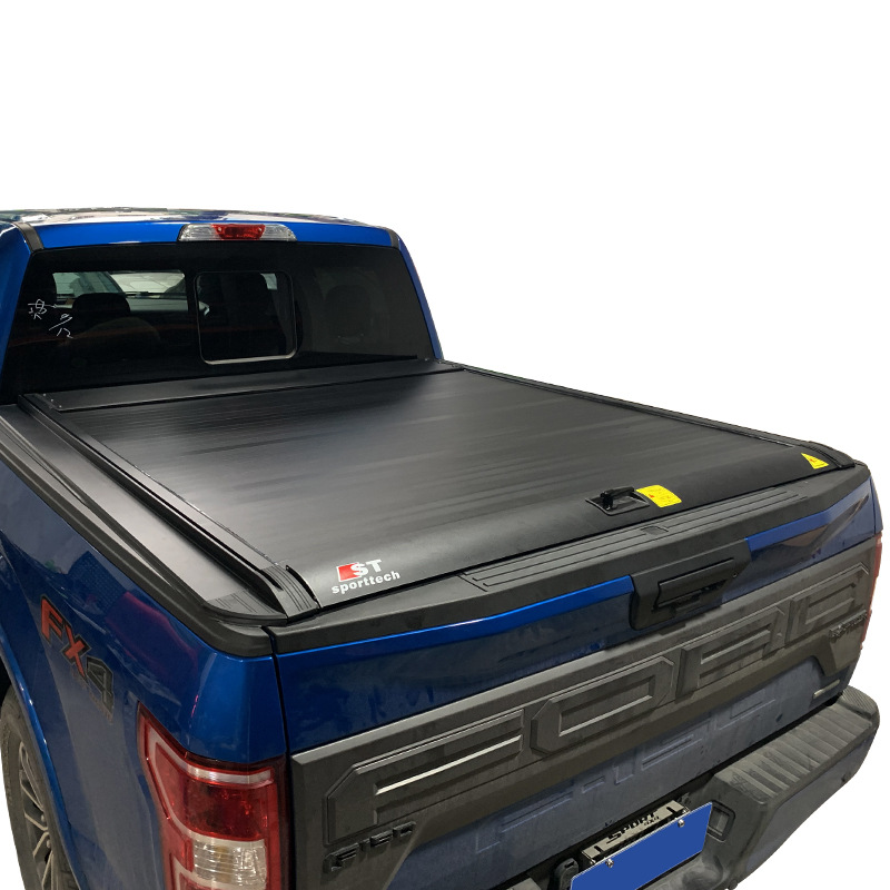 适用于福特猛禽f150改装后备箱盖道奇1500后盖ranger铝合金卷帘盖