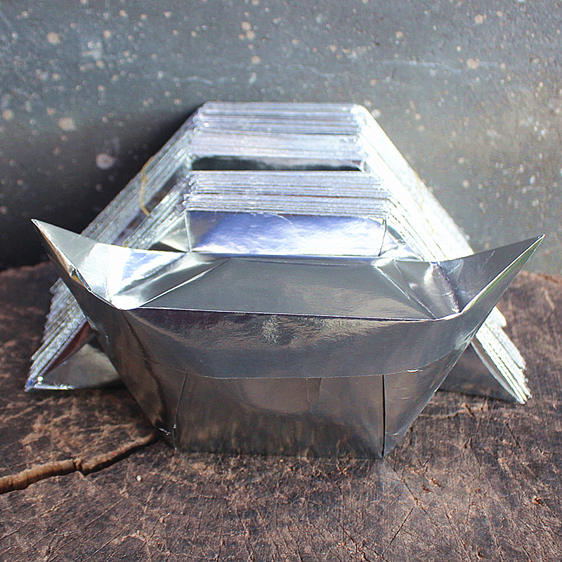 包邮特大号银元宝半成品银箔纸折叠元宝家用寺庙祈福还愿烧纸纸品