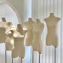 服装店挂件手玻璃钢小胸扁身模特女装半身人台橱窗全身人体展示架