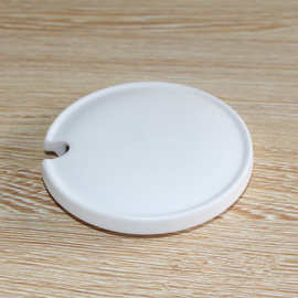 弘图ht qt009密胺盖子马克杯盖子仿陶瓷盖子12盎司杯子盖白色精密