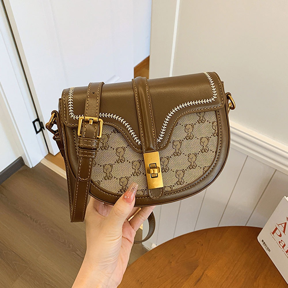 2024新款女包春夏时尚流行潮流欧美日韩百搭单肩斜跨轻奢优品潮包