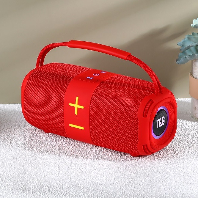 new tg668 outdoor portable wireless bluetooth speaker portable subwoofer high power war drum stereo loud sound