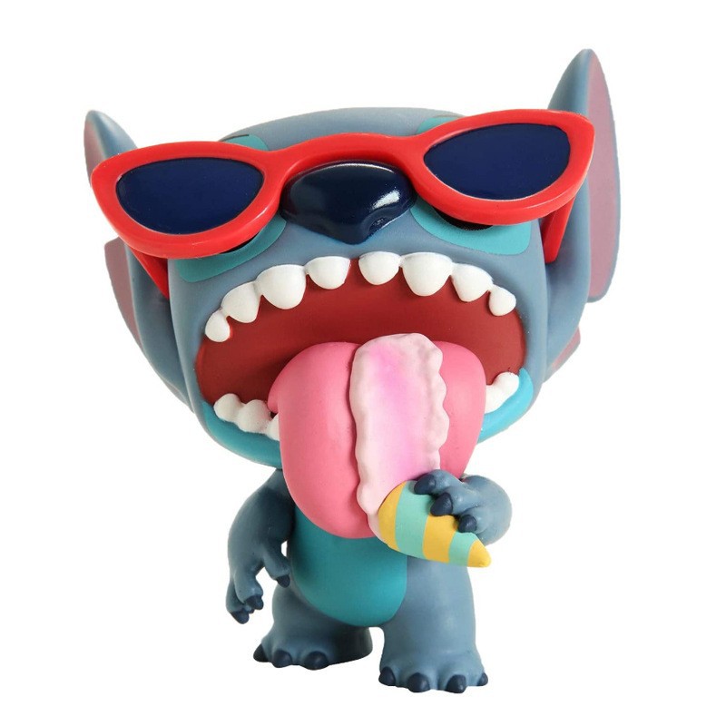 funko pop 史迪奇星际宝贝带香味史迪仔吃冰淇淋Stitch636# 手办