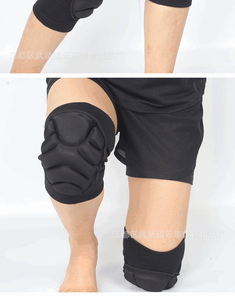 厂家加厚海绵足球守门员跪地护膝排球街舞足球排球运动护具批发