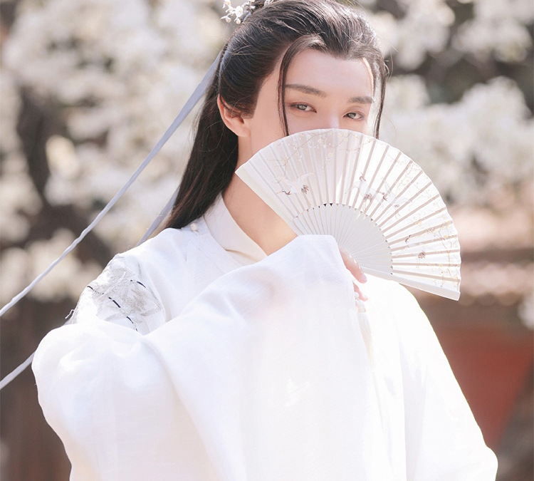 明制圆领袍汉服夏季白色古风男士情侣仙气全套侠客公子中国风古装