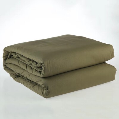 01硬质棉防潮床垫陆军绿垫子单人宿舍学生军训热熔棉活套