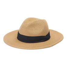 韩版欧美复古男女款大码爵士草帽户外出游度假沙滩帽大头围遮阳帽