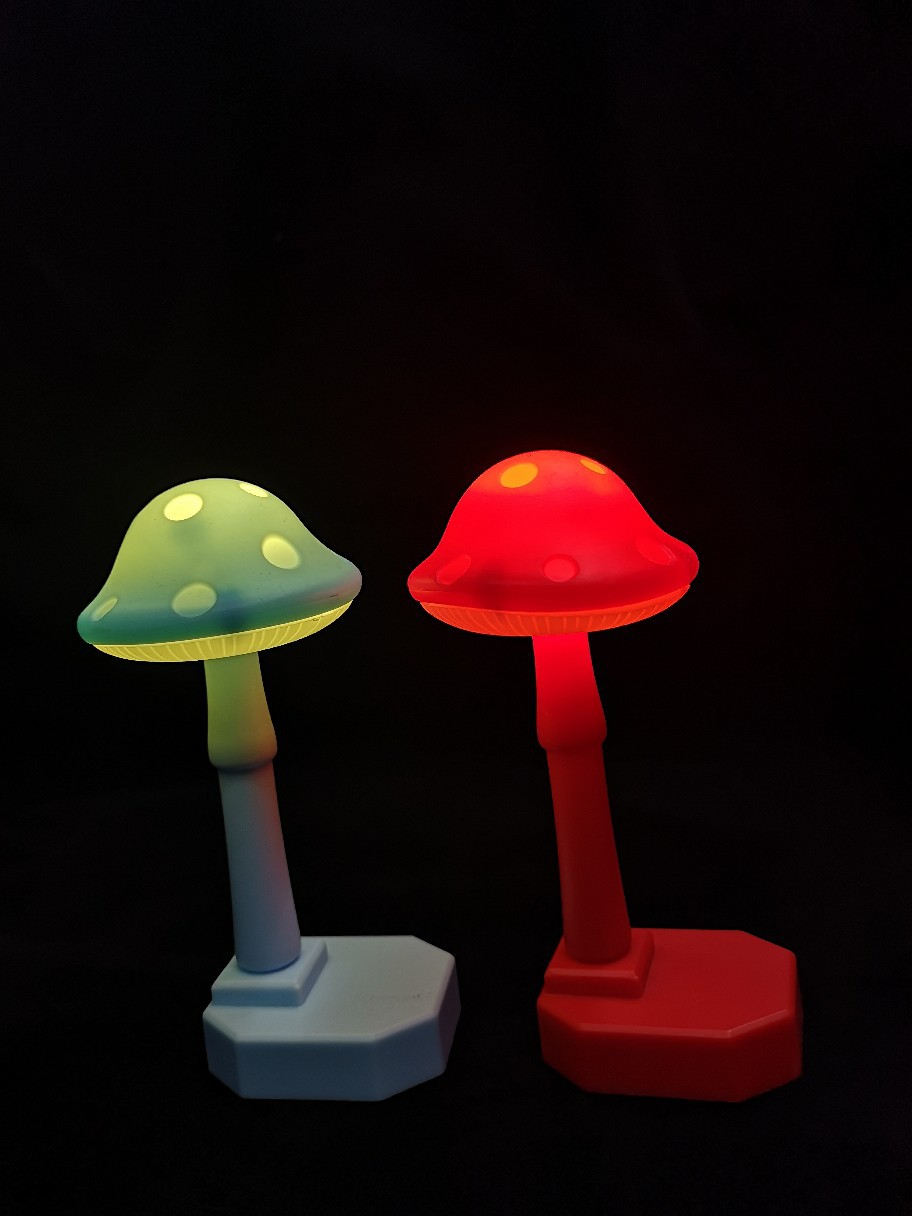 摆摊爆款手工diy小夜灯台灯创意小灯发光玩具可爱迷你蘑菇工艺品