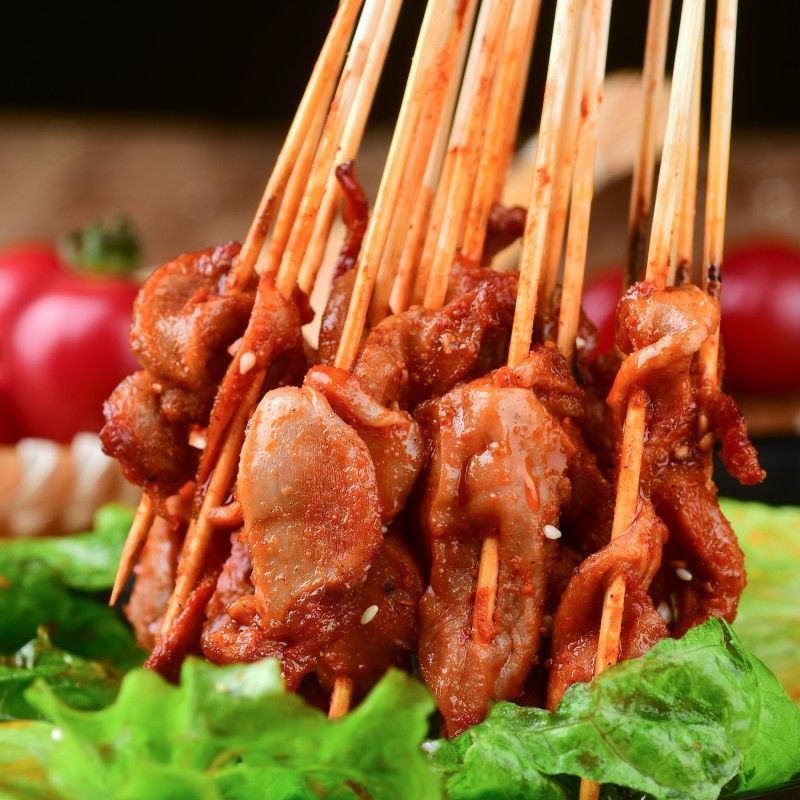 鸡胗小串铁板手把火锅油炸串串烧烤食材小肉串商用冷冻20一件代发