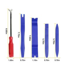 5PCS 汽车音响修剪拆卸工具套件防刮撬适用车门面板和音频仪表板