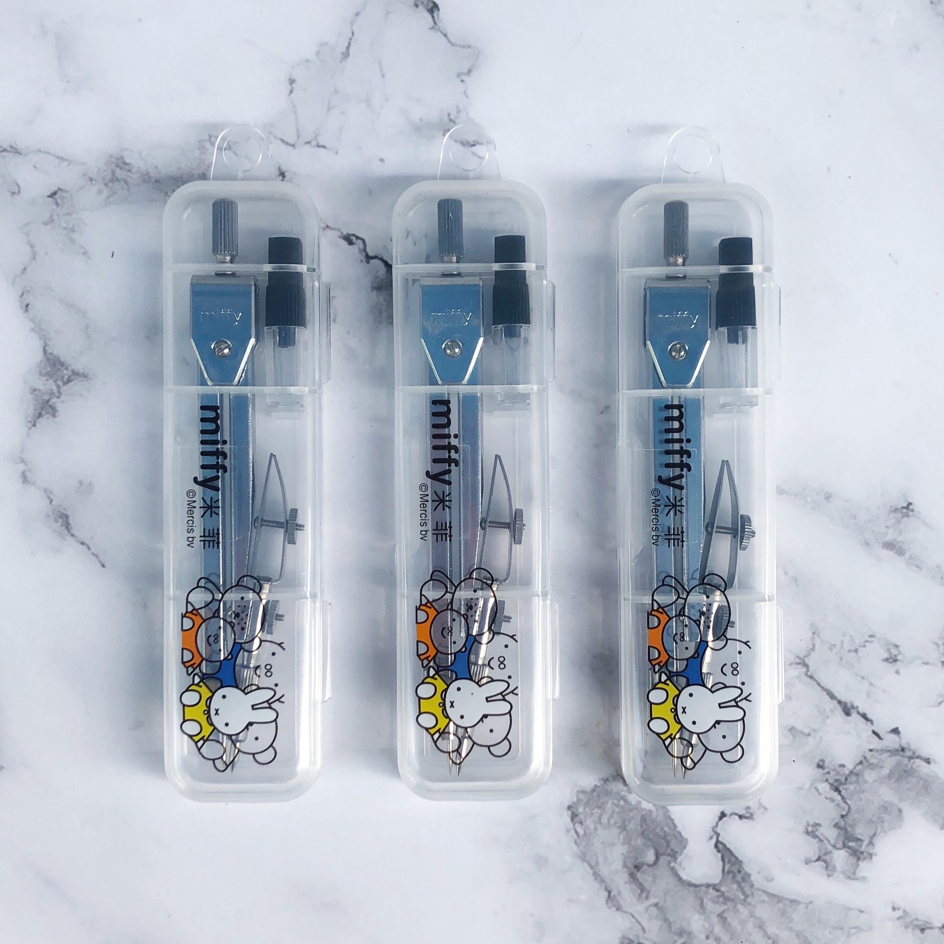 晨光90803米菲金属圆规绘图学生银色铅芯画圈考试数学多功能专业