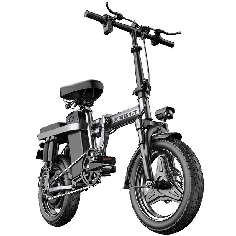 领航者小牛折叠电动车新国标锂电自行车代驾超轻便携助力电瓶车