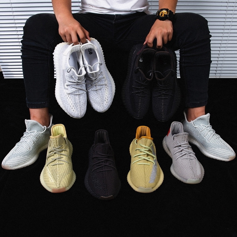 yeezy350v2椰子鞋真爆满天星卡其灰正品官网运动休闲鞋情侣鞋