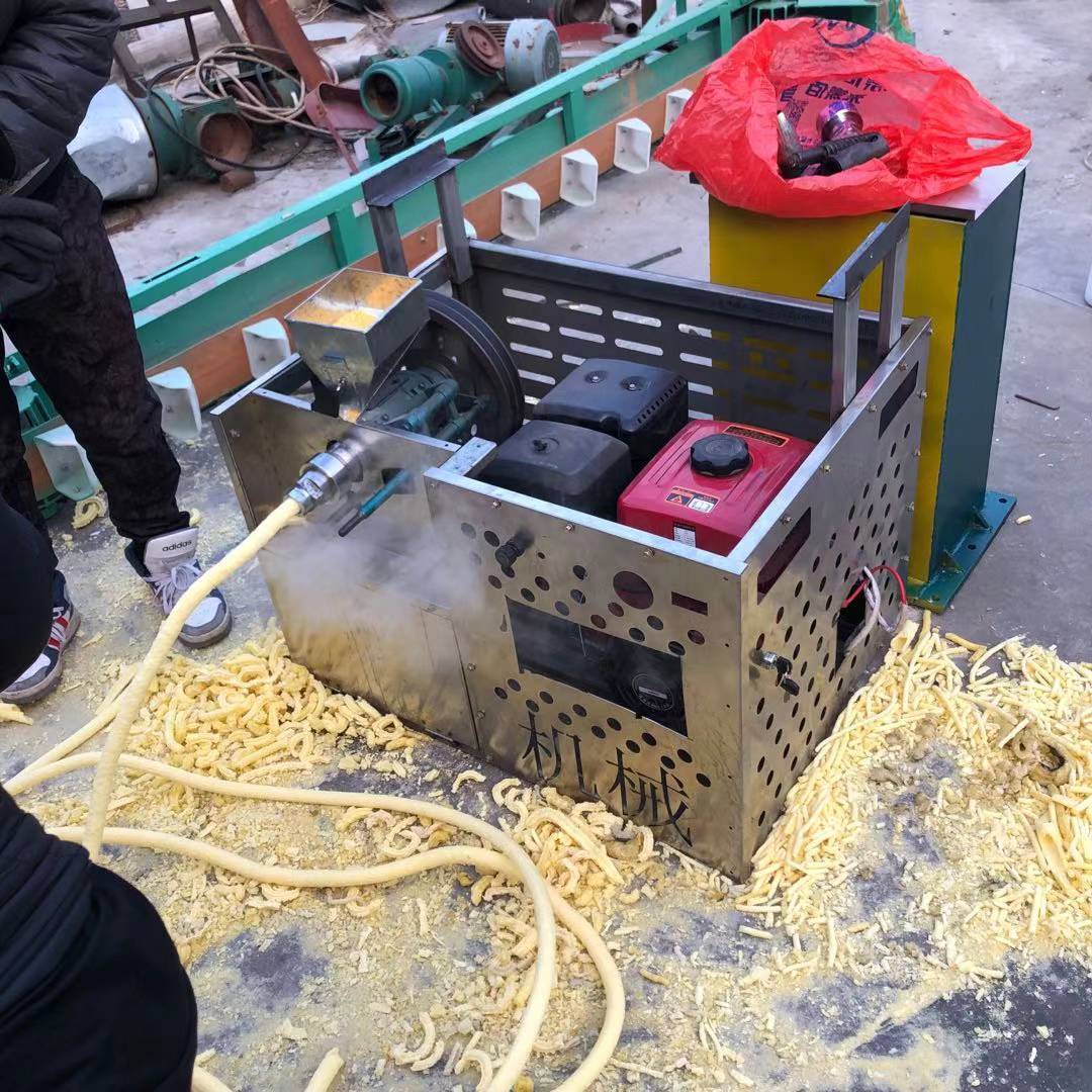 商用摆摊杂粮麻花膨化机 空心棒江米棍膨化机 休闲食品膨化机厂家