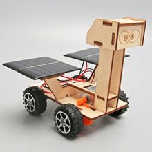 儿童科技手工小制作月球探索车太阳能玩具车物理模型科学实验