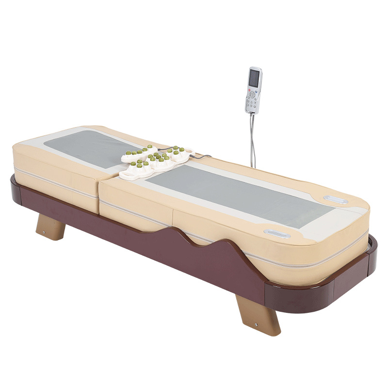 多功能玉石温热理疗床仪3d举顶推拿家用温玉电动按摩床全身保健