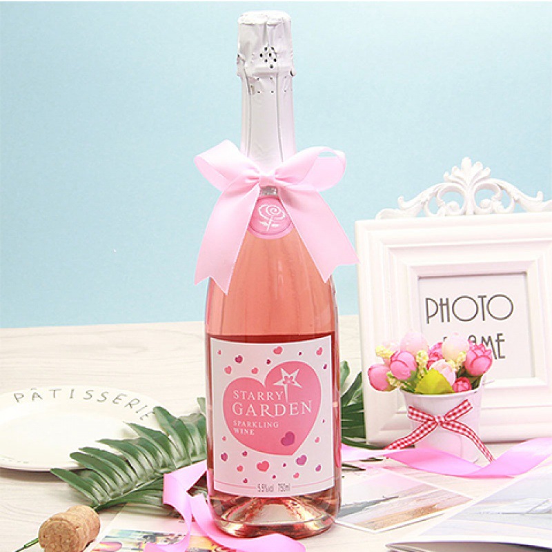 原酒进口 莫斯卡托桃红起泡酒葡萄酒 高颜值少女水果酒气泡酒