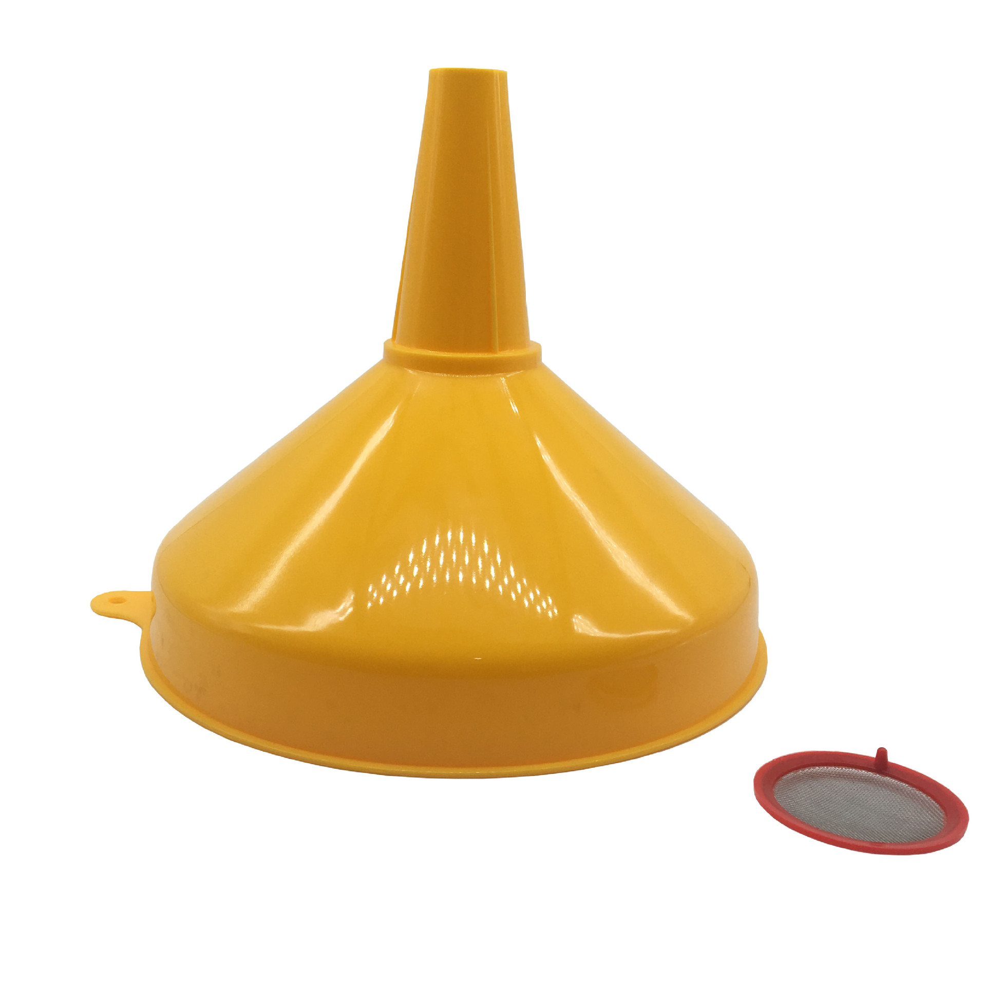 厂家直销250mm带过滤网摔不破食品级pp塑料大口漏斗