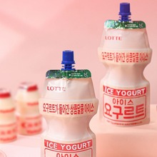 韩国进口乐天雪来淋多味126g雪糕冰沙吸吸冰奶乳酸菌味冰激凌125g