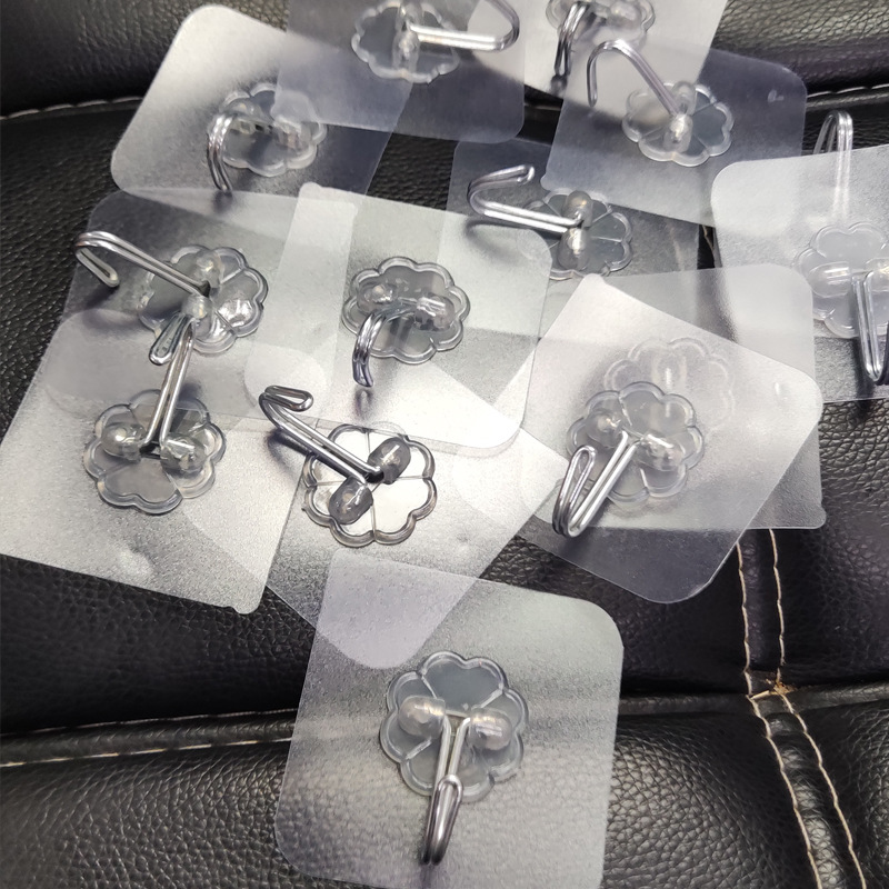 塑料透明粘钩挂钩批发免打孔魔力挂钩厨房浴室墙壁壁挂式无痕挂钩