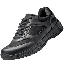 新式黑色作训鞋防滑耐磨帆布鞋夏季网面运动跑步鞋男户外透气跑鞋