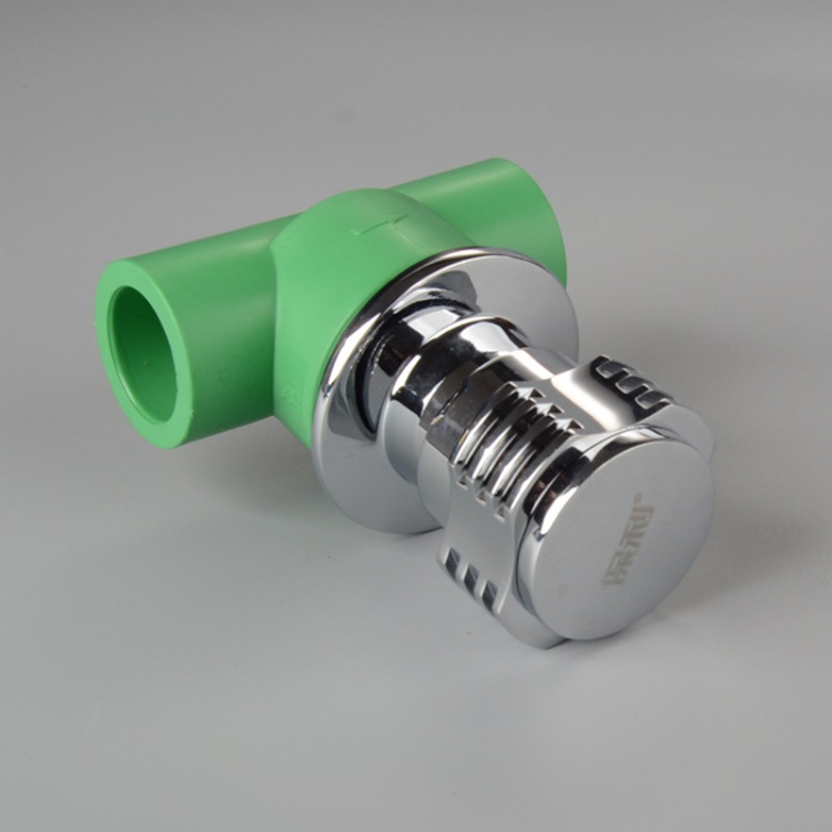 保利暗阀绿色dn20/25 ppr配件阀门