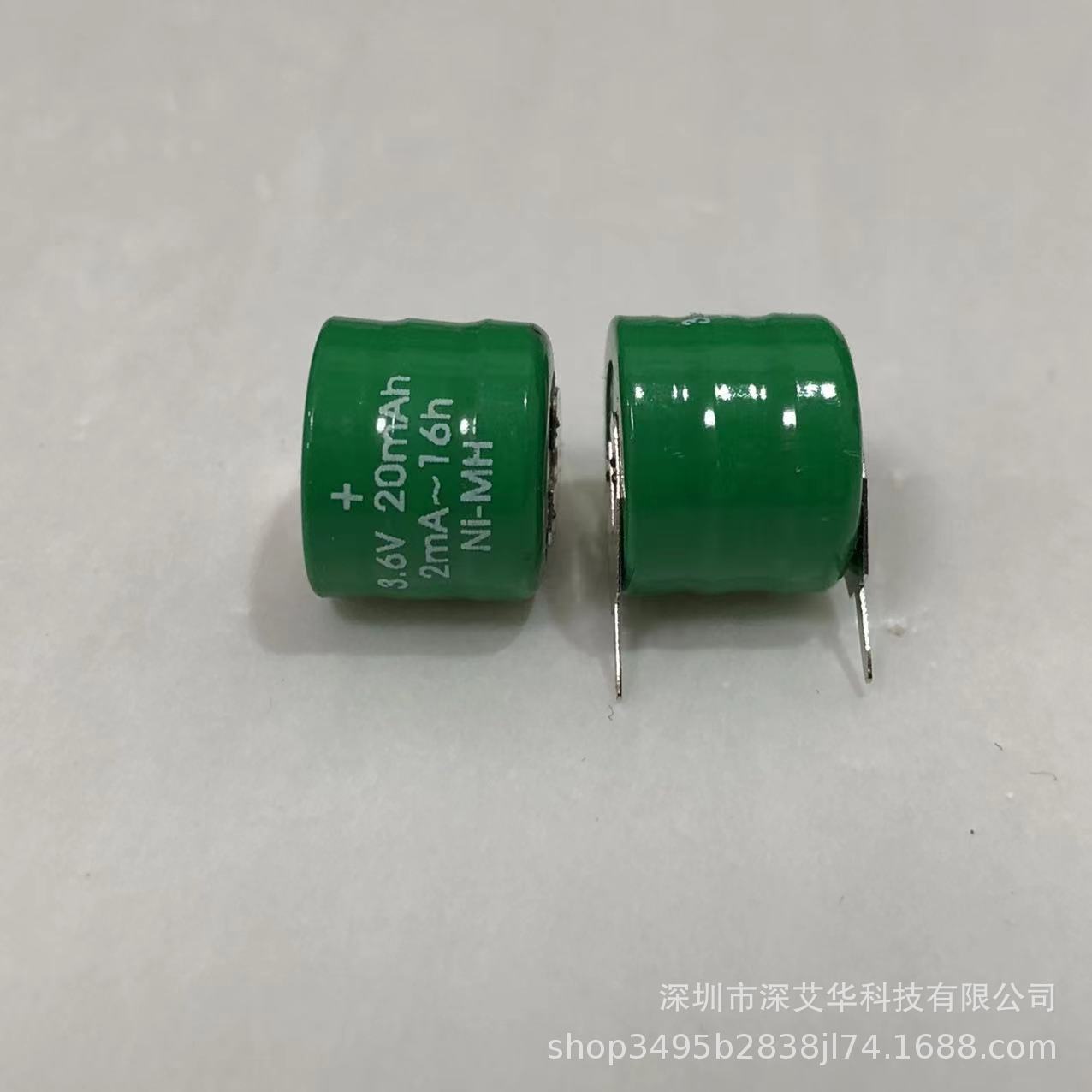 SZJ/SZL扣式充电电池 3.6V20MAH