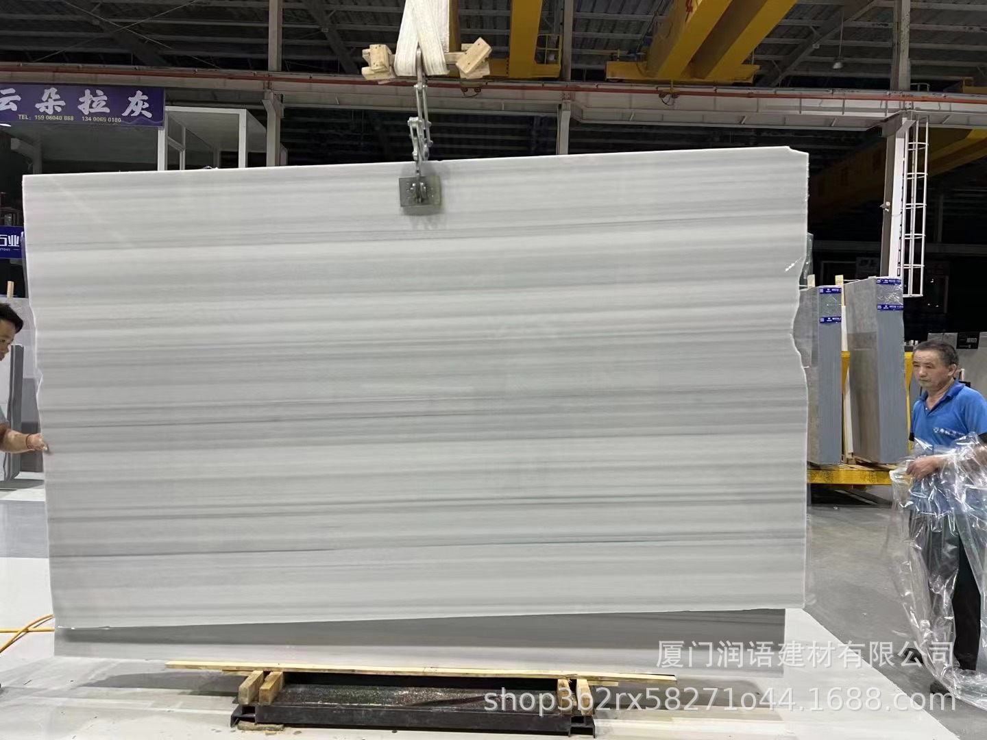 大理石 星灰 直纹白玉-阿里巴巴