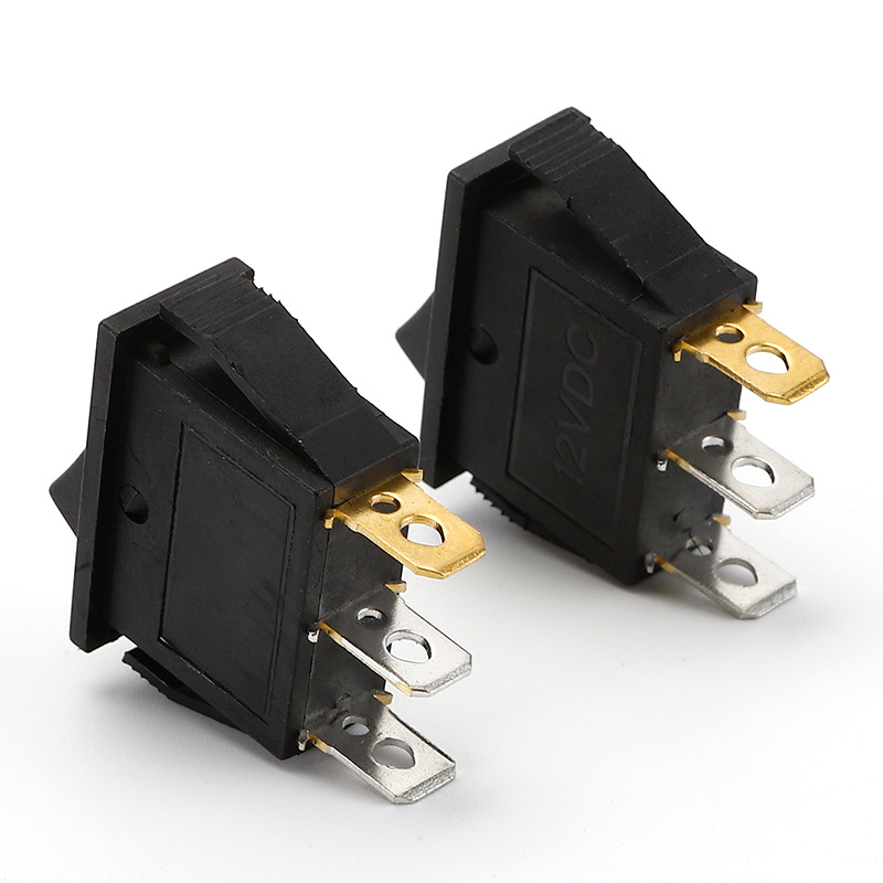 直销船型开关kcd3-12v-24v-220v-led灯猫眼开关3脚按钮开关