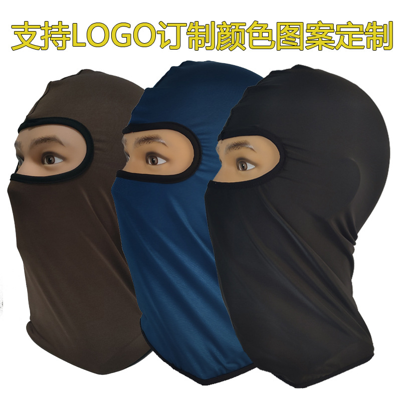 工厂户外骑行面罩脸基尼全脸遮挡防风防晒头套Balaclava mask现货