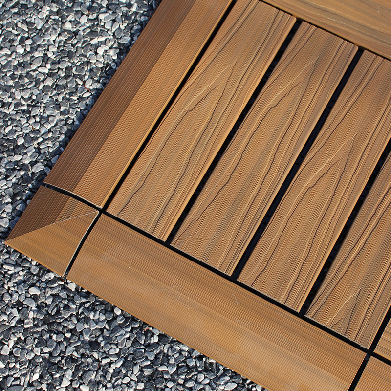 智慧森林塑木地板户外阳台室外露台花园防腐木地板封边条包边条