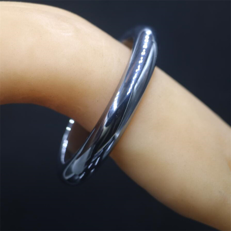 天然太赫兹手镯冷热双效能量石镯子女款玉石玉器玉镯直播货源批发