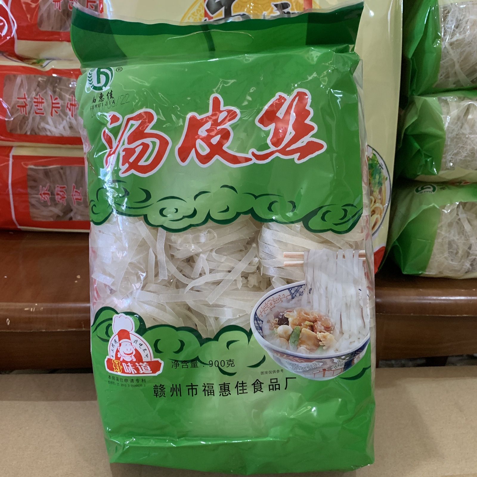 赣南特产信丰大塘烫皮丝粑粑干丝米粉米线早餐夜宵汤皮丝