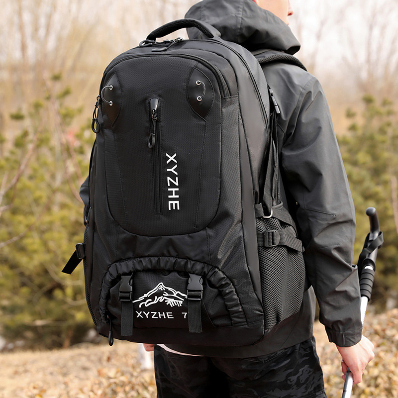 跨境70l户外旅行双肩包 登山徒步野营驴友背包出差旅游骑行收纳包