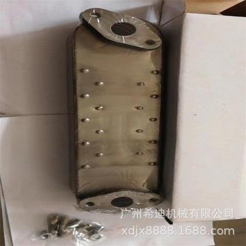 komatsu小松pc200-5 pc200-6 6d95发动机机油散热器机芯-阿里巴巴