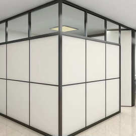 高隔断墙铝合金钢化玻璃