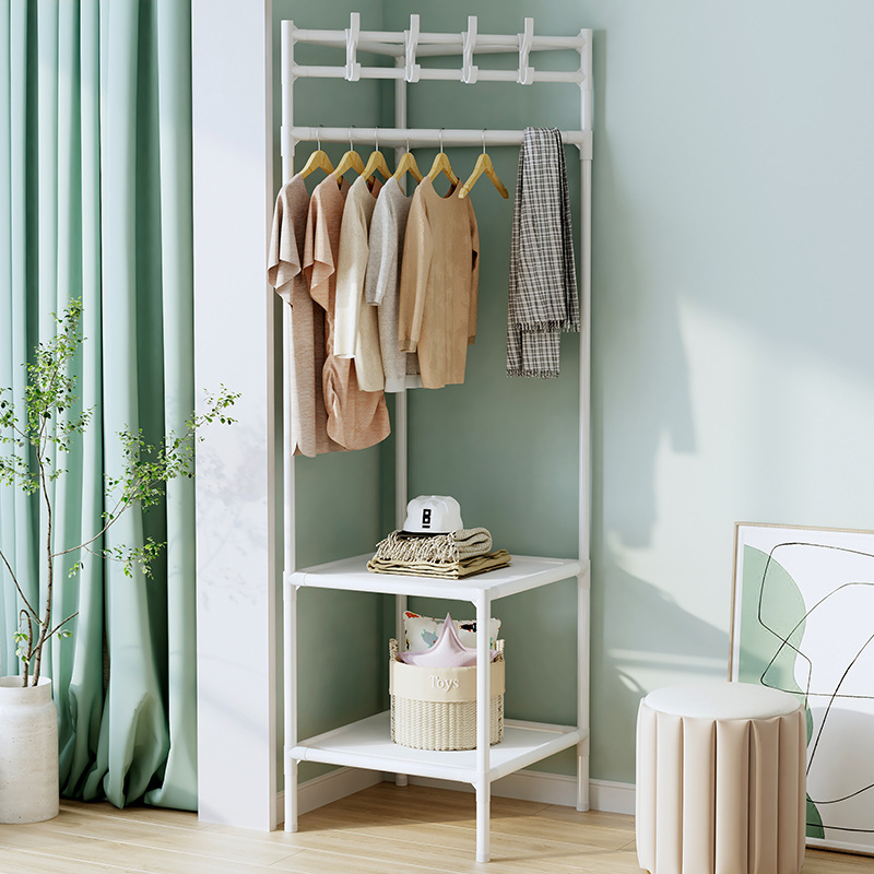 simple hanger corner coat rack bedroom floor storage fantastic corner clothes hanger indoor home hanger