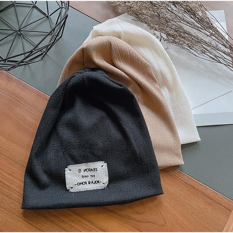 Online Best-Selling Product Korean Style Spring, Autumn and Winter Japanese Style Pile Heap Cap Trendy All-Match Beanie Hat Women's Wool Knitted Toque