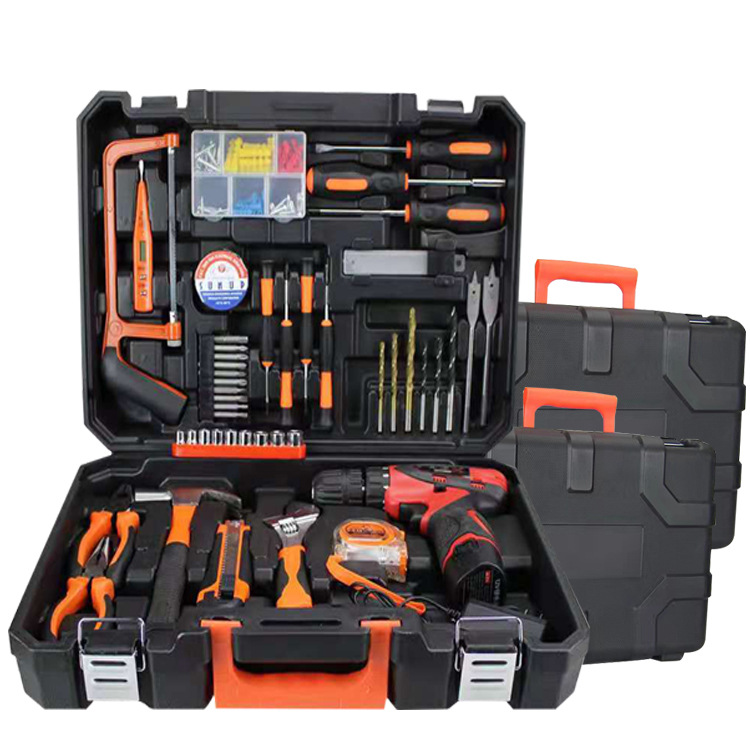 Household Hardware Kits Lithium Electric Drill Sets Car Repair Tools Hand Tools Specialist Engineer Sets