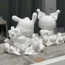 石膏娃娃白胚大号小红书爆款儿童diy手工涂色玩具石膏娃娃存钱罐