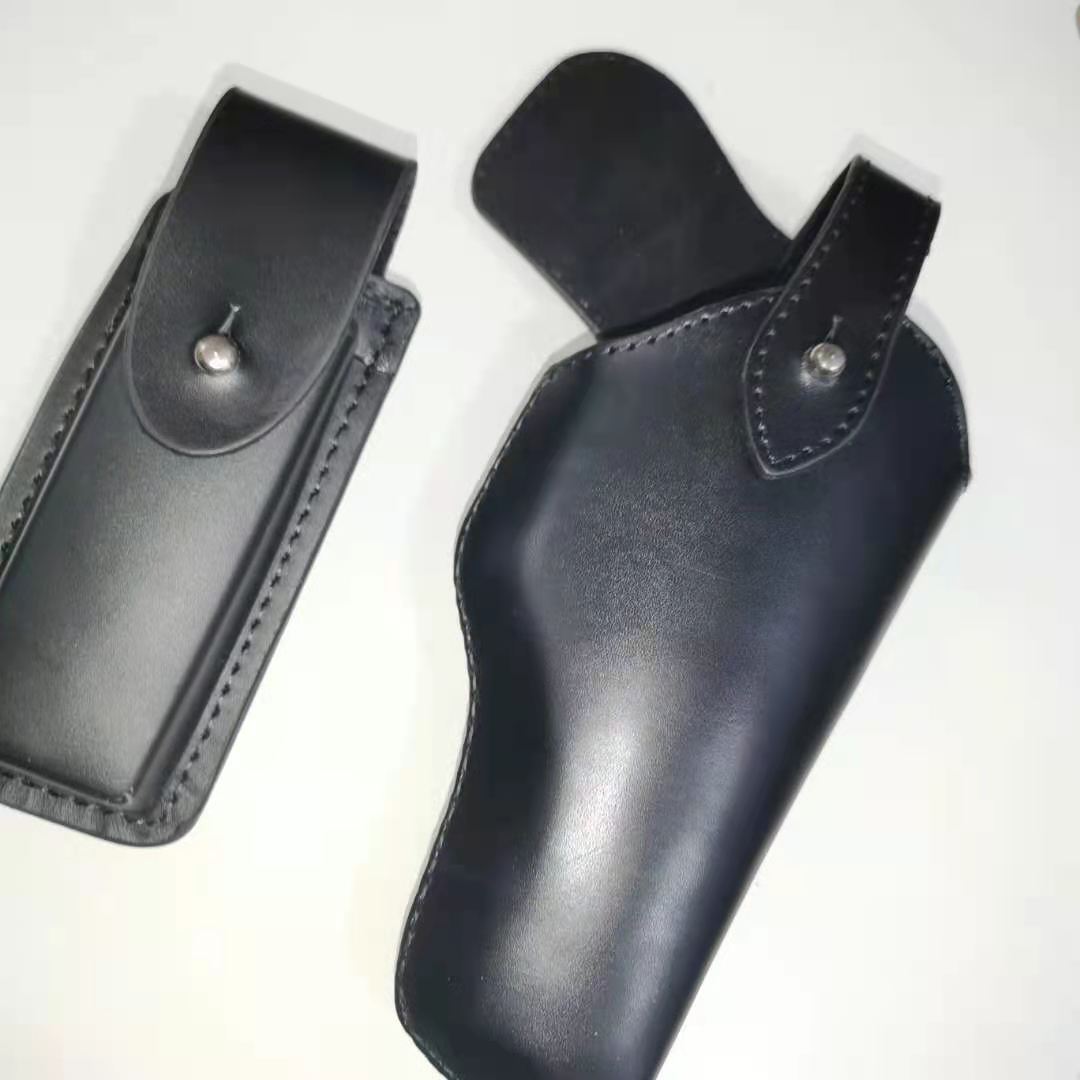 64式/92式快拔腰部牛皮枪套 隐藏快拔式普套舞台道具皮革手枪包