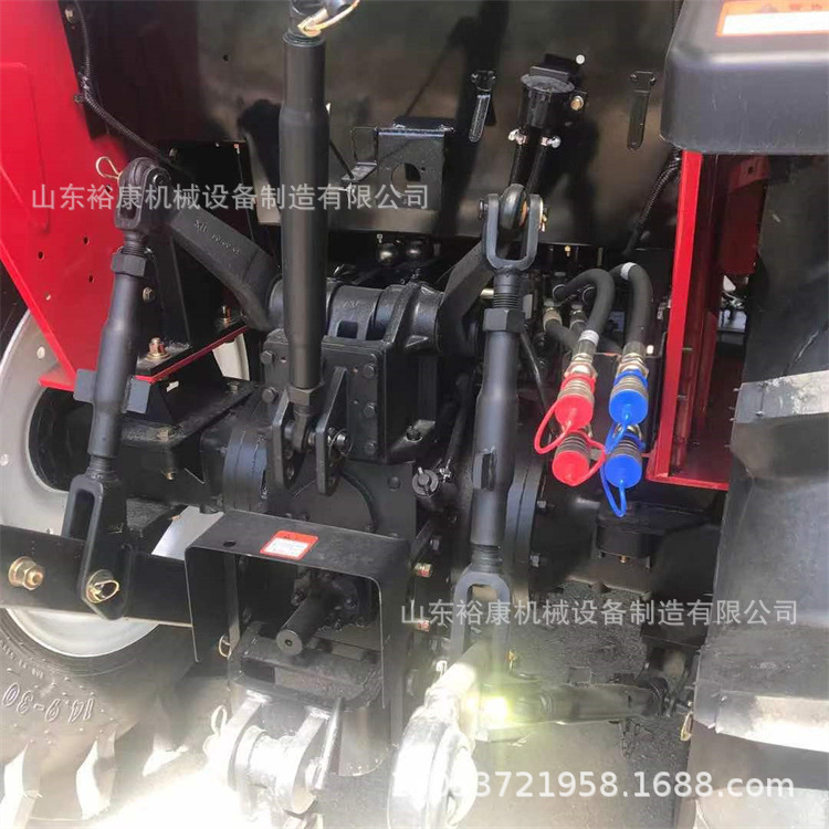 大桥宽轮距70马力深耕犁地机 四驱中型液压助力转向东方红拖拉机