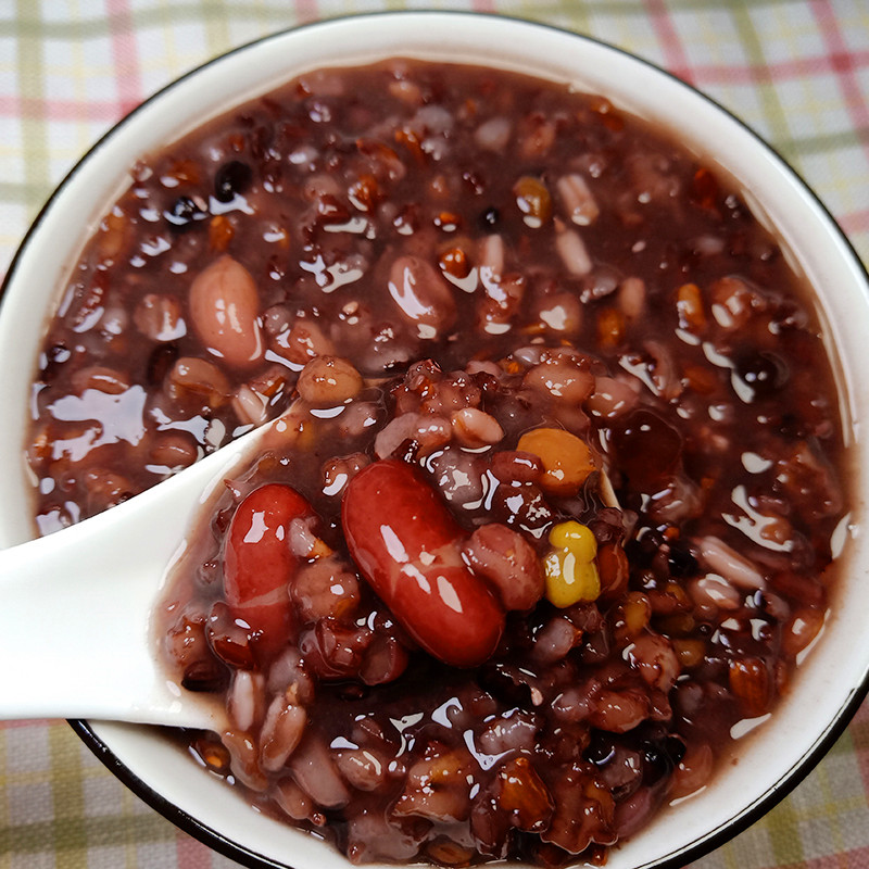 八宝粥原材料早餐粥红小豆花生米黑米黑豆红米五谷杂粮家用七日