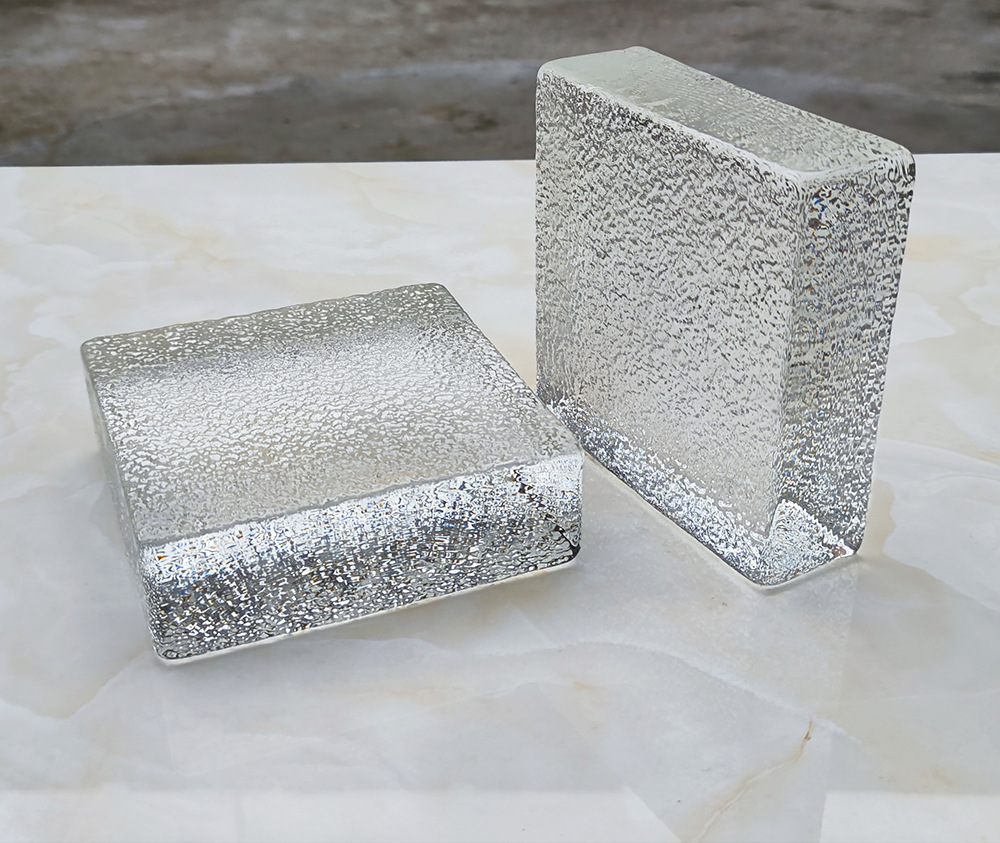 5成交323件实心玻璃砖隔断墙透明方形墙装饰工程吧台水晶砖方