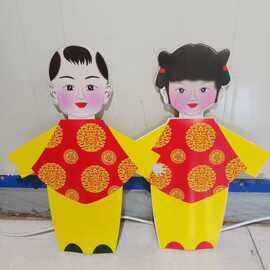 金童玉女纸扎