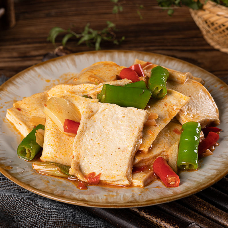 千叶豆腐冷冻豆腐炒菜卤味火锅食材批发非鸡蛋干日本豆腐丸子