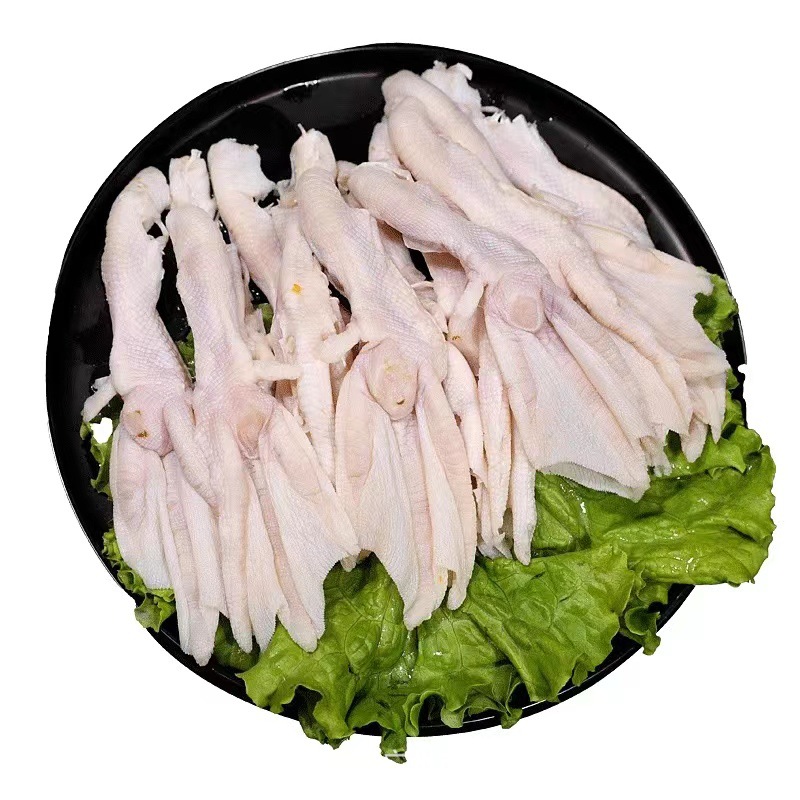 去骨鸭爪冷冻无骨鸭掌鸭脚凉拌餐厅火锅商用脱骨鸭爪