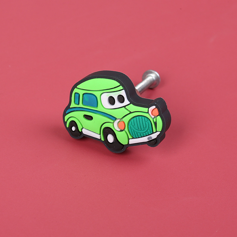 动漫卡通可爱小汽车防磕碰抽屉小把手儿童房橱柜衣柜拉手大量批发
